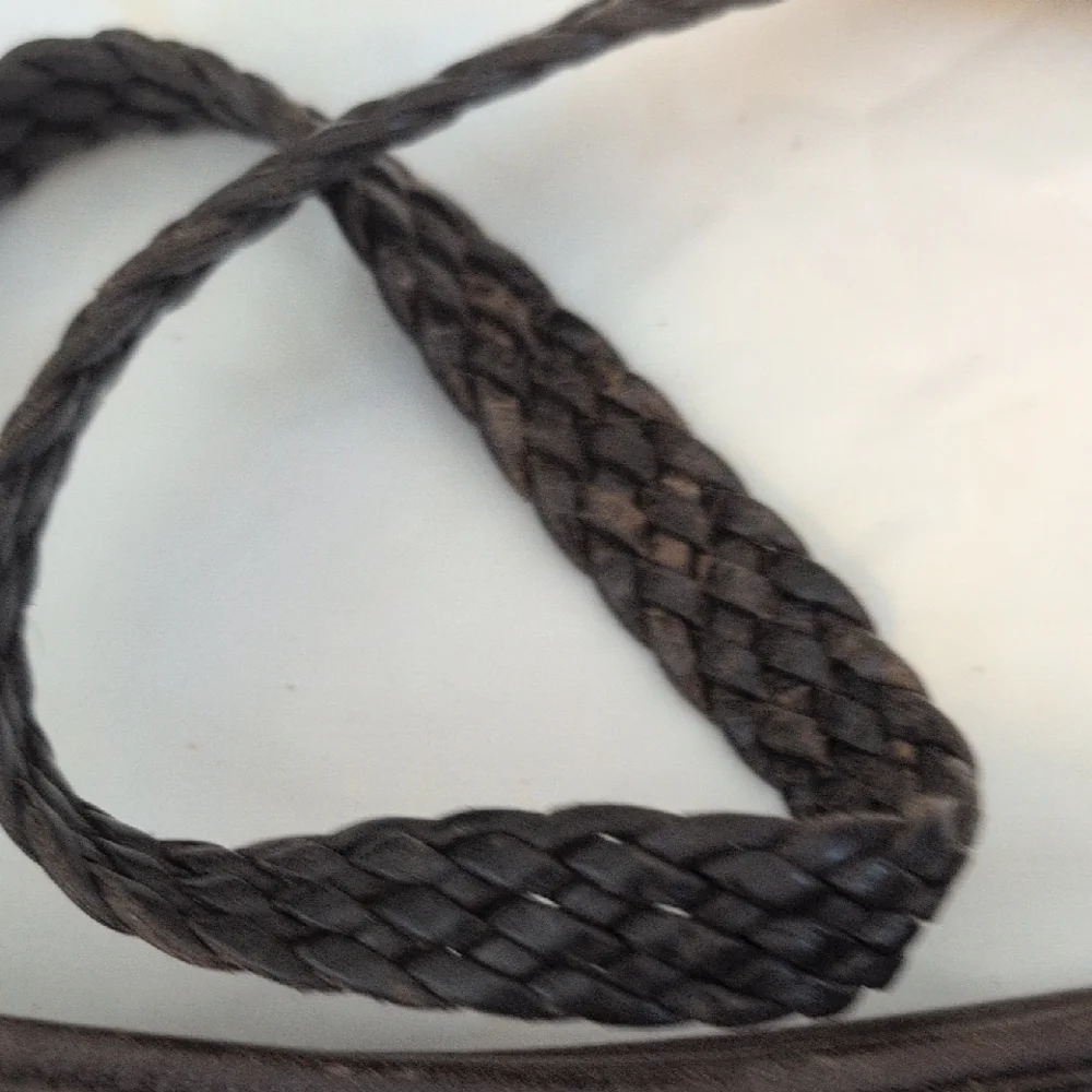 Brighton Dark Brown Croc-Embossed Shoulder Bag